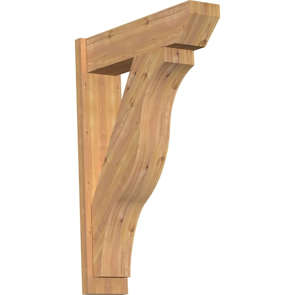Ekena Millwork Funston Slat Smooth Outlooker, Western Red Cedar, 7 1/2"W x 28"D x 40"H OUT08X28X40FST06SWR - main